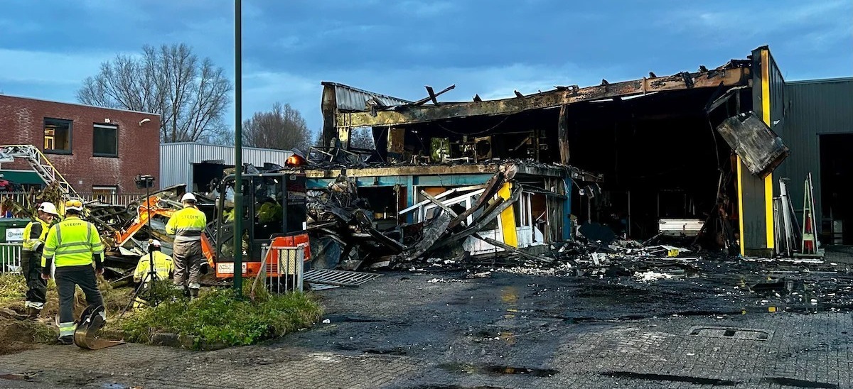 brand bij metaalbedrijf bomax